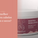Pote de Manteiga Modeladora Nanzuri, creme para cabelos cacheados e secos com Manteiga de Cupuacu e Oleo de Argan
